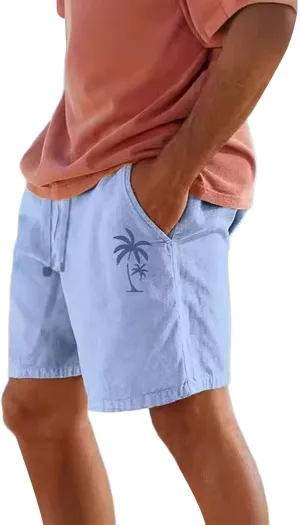 Mens White Summer Linen Shorts Shorts Beach Shorts Casual Cotton Linen Shorts Mens White Summer Linen Shorts Mens