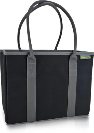 meori Office Tote Bag Carry Laptop Essentials Sturdy Bottom Stays Upright 3 Handy Pockets