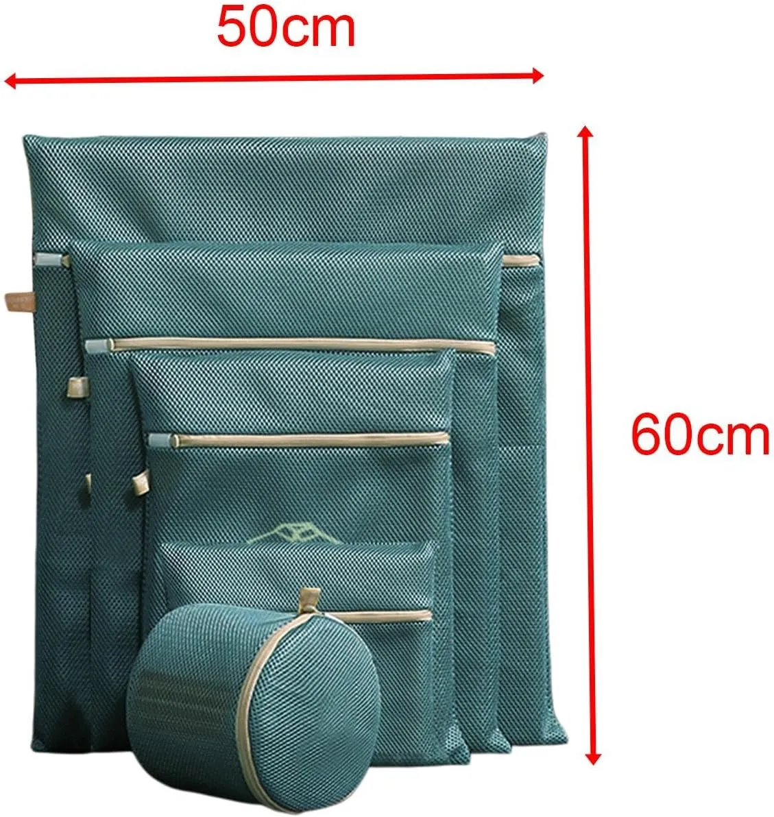 Mesh Laundry Bag, Strong Permeable Mesh Bags, with Zipper Delicate Mesh Laundry Washing Bags (Style c)