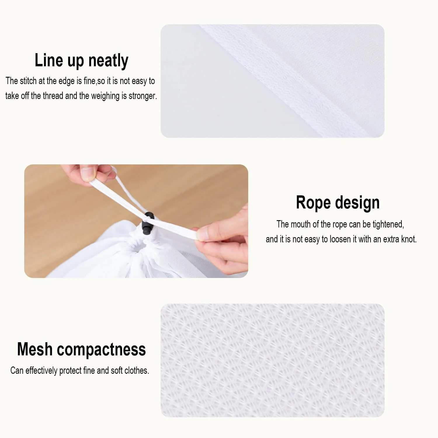 Mesh Laundry Bags with Adjustable Single Shoulder Straps 24" x 32" Sturdy Nylon Material Laundry Liners with Drawstring Closure for College, Dorm and Apartment(6PCS-XXLarge)