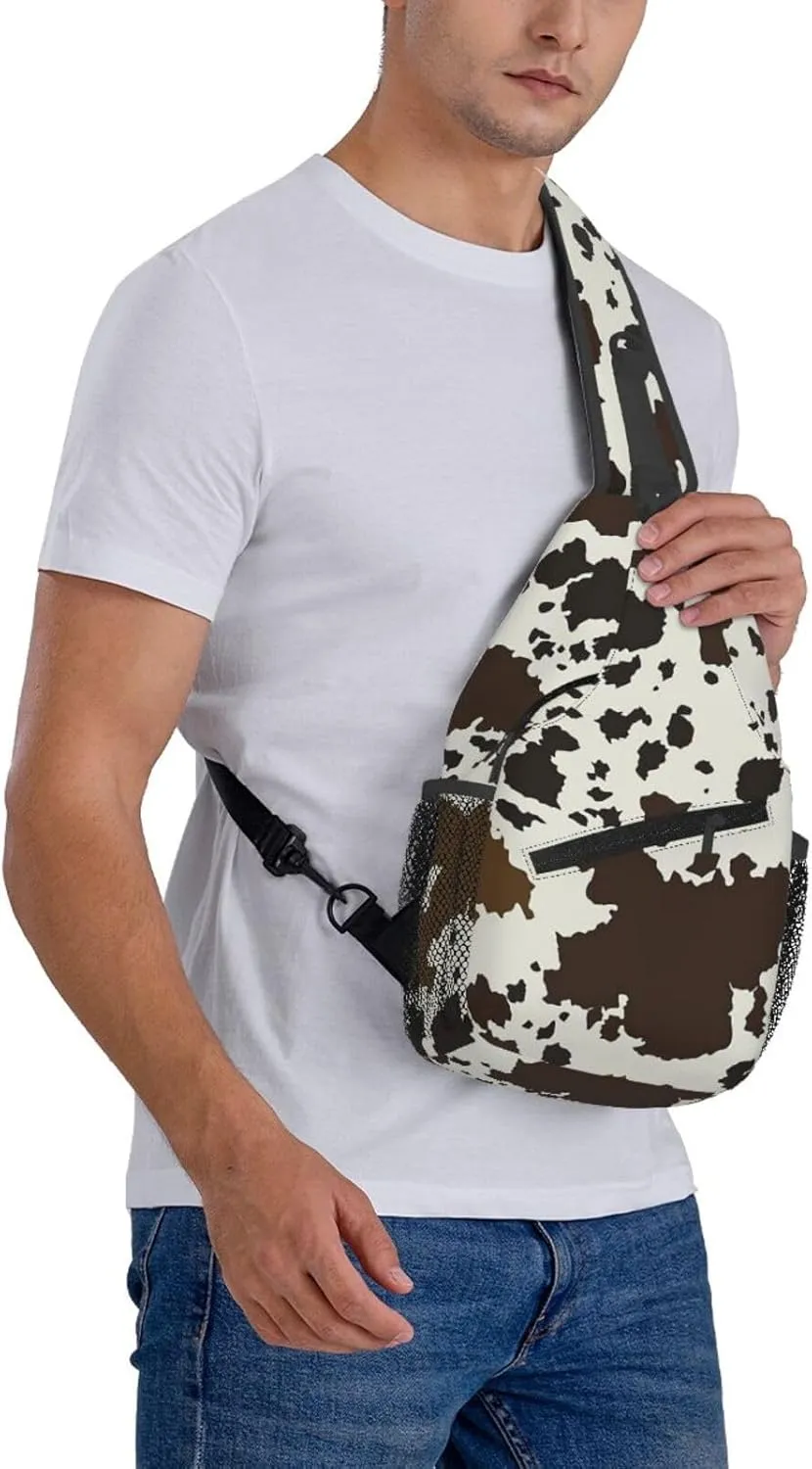 Mexican Colorful Pigeons Pheasant Sling Bag Adjustable Crossbody Bag Casual Chest Bags Travel Shoulder Backpack