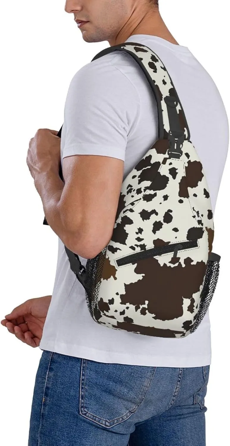 Mexican Colorful Pigeons Pheasant Sling Bag Adjustable Crossbody Bag Casual Chest Bags Travel Shoulder Backpack