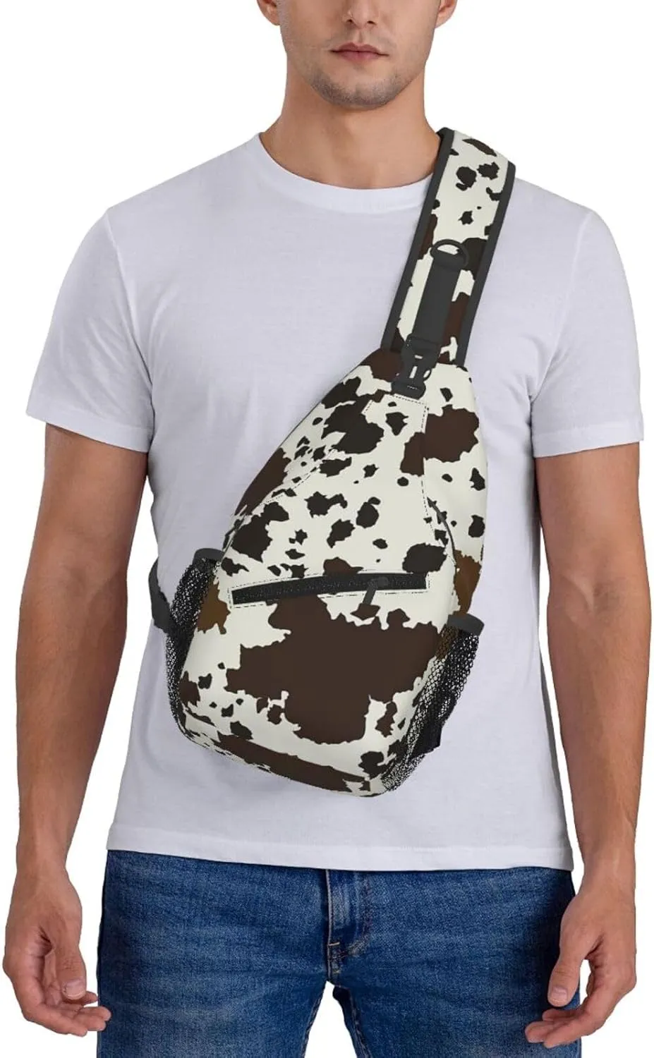 Mexican Colorful Pigeons Pheasant Sling Bag Adjustable Crossbody Bag Casual Chest Bags Travel Shoulder Backpack