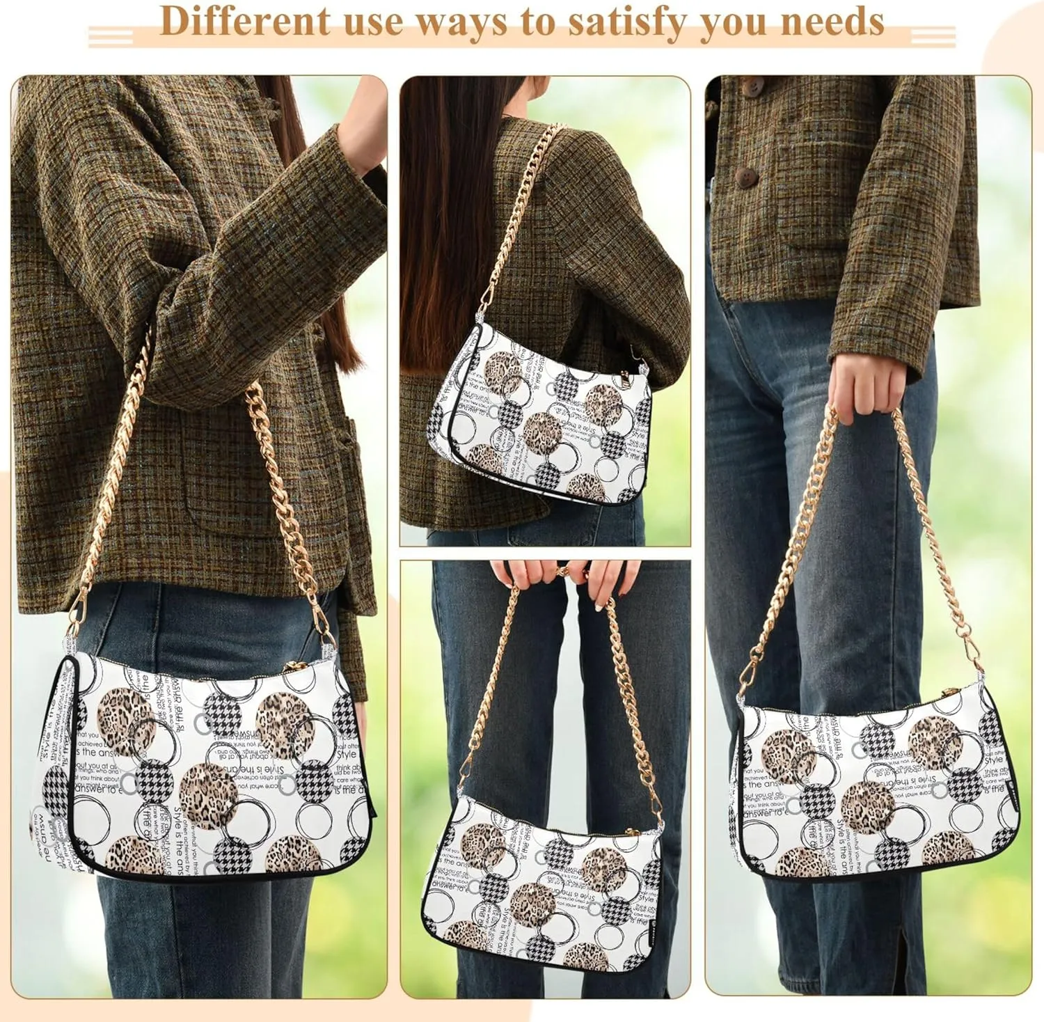 Mexican Skulls Wallet Purse Hobo Purses Women Designer Handbags Funny Cute Shoulder Bags
