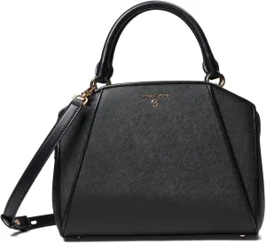 Michael Kors Cleo Medium Satchel Black One Size