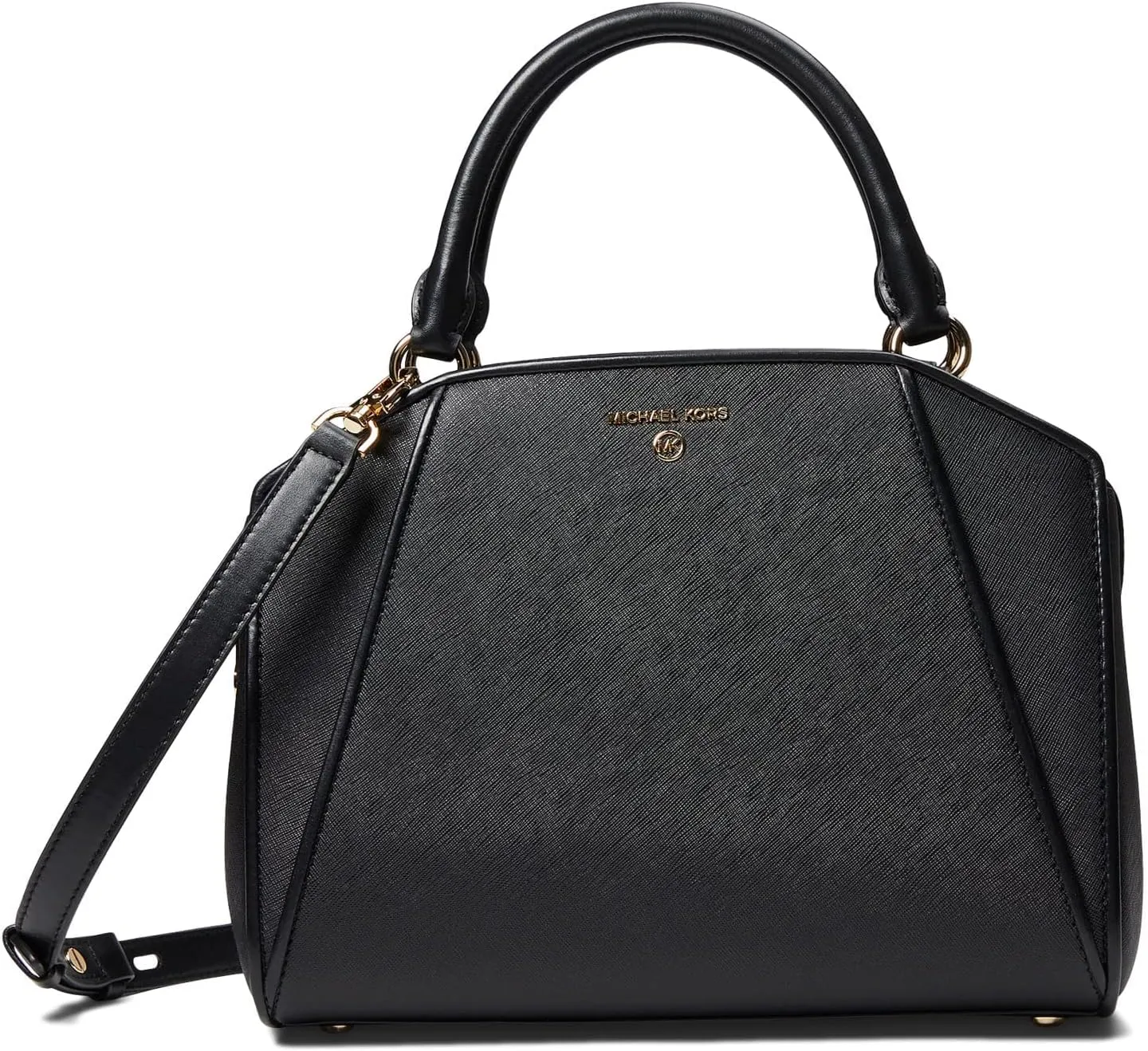 Michael Kors Cleo Medium Satchel Black One Size