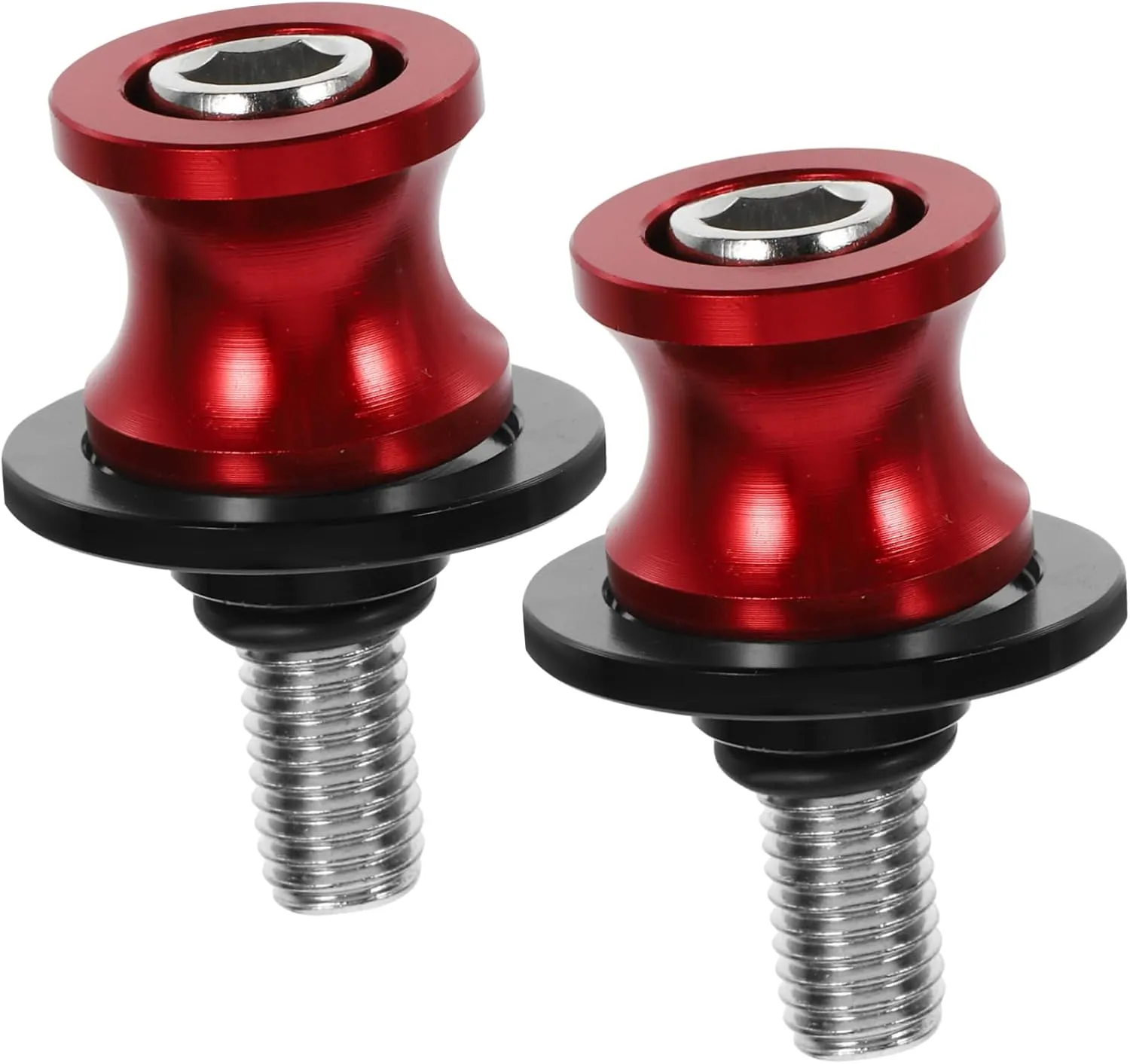 Mikinona Motorcycle Swingarm Spools Screws 10mm Sliders Iron Construction Simple Diy Installati
