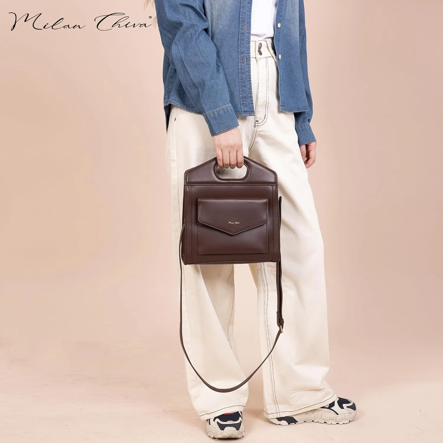 Milan Chiva Crossbody Purses for Women Vintage Mini Satchel Pocket Tote Bag