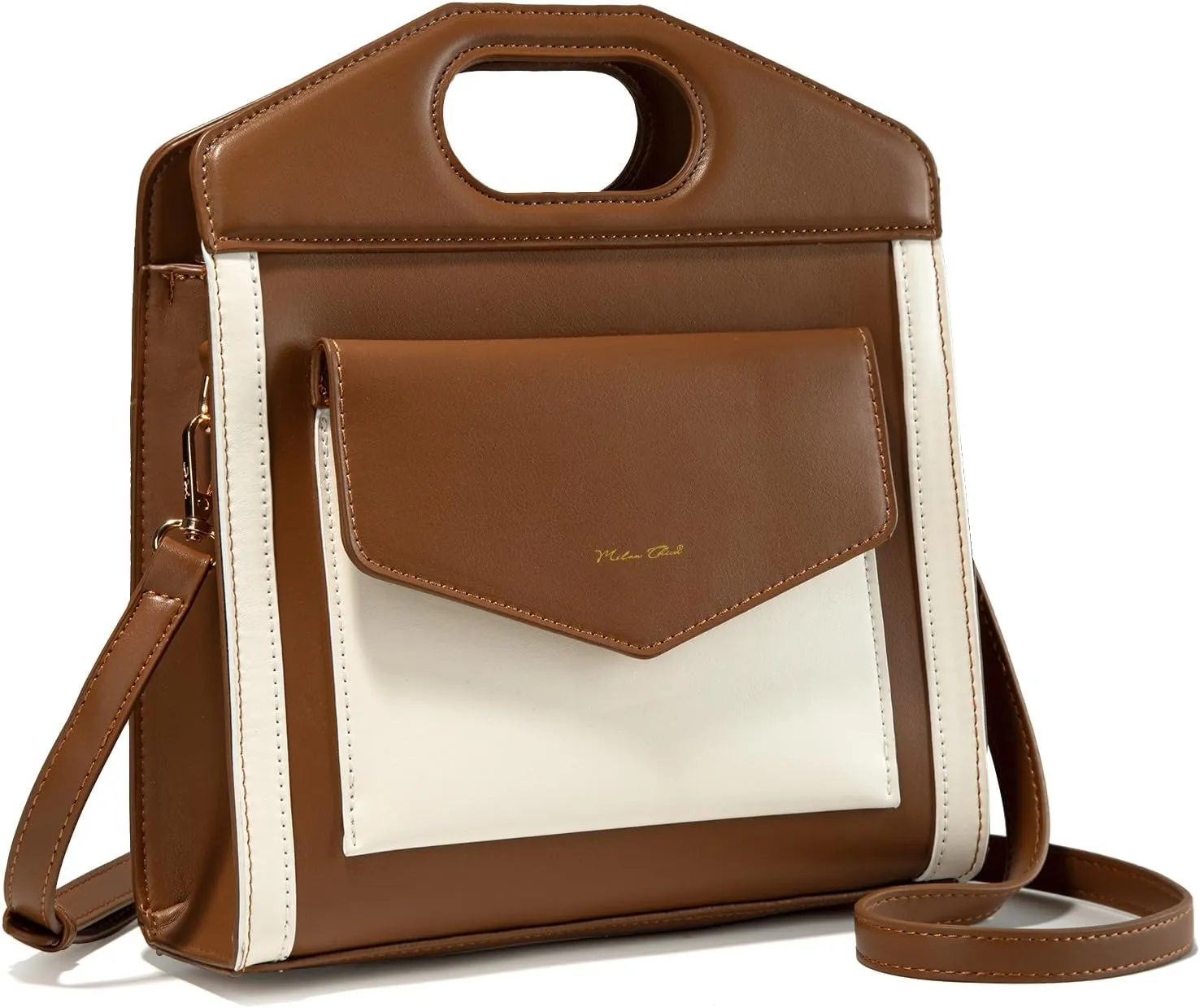 Milan Chiva Crossbody Purses for Women Vintage Mini Satchel Pocket Tote Bag