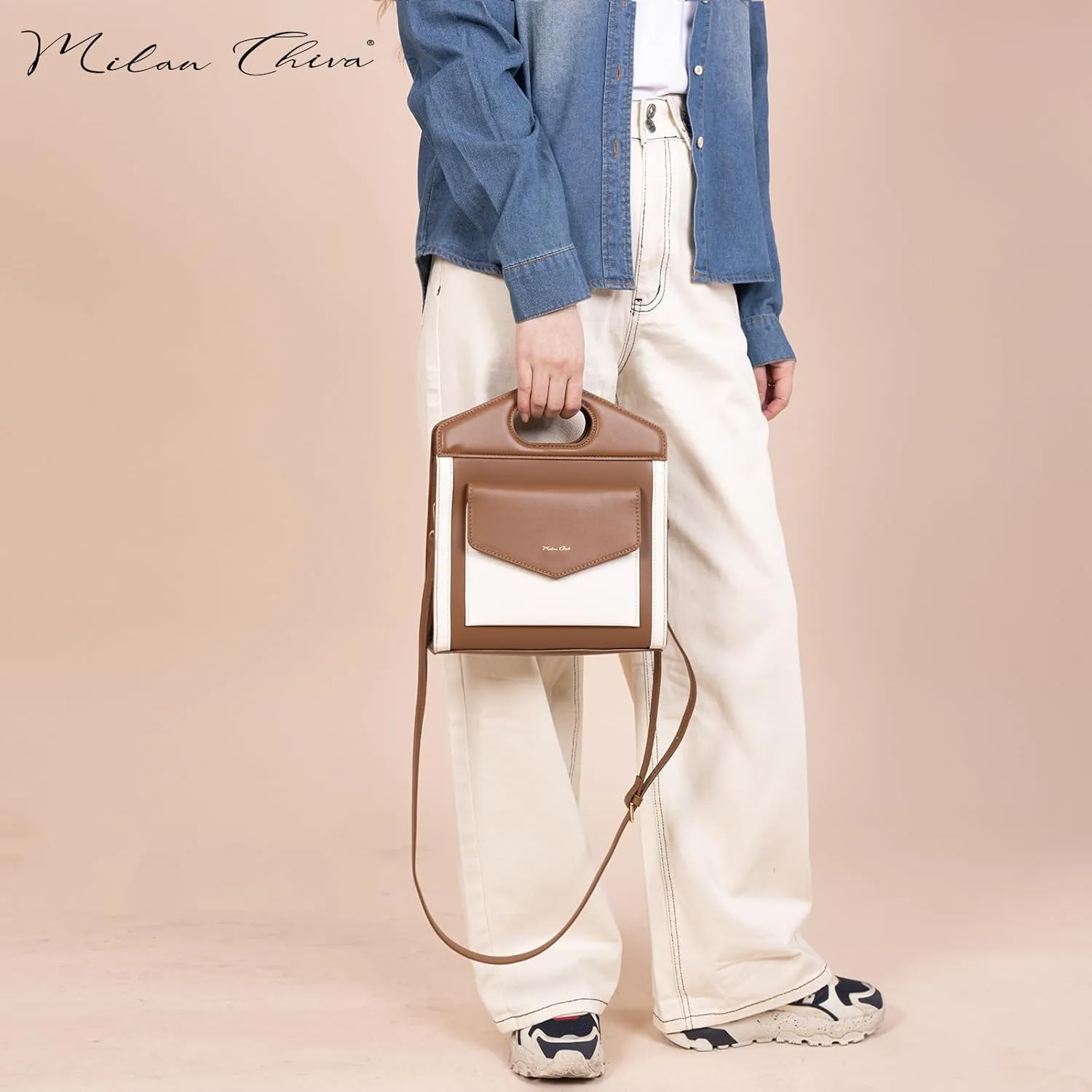 Milan Chiva Crossbody Purses for Women Vintage Mini Satchel Pocket Tote Bag
