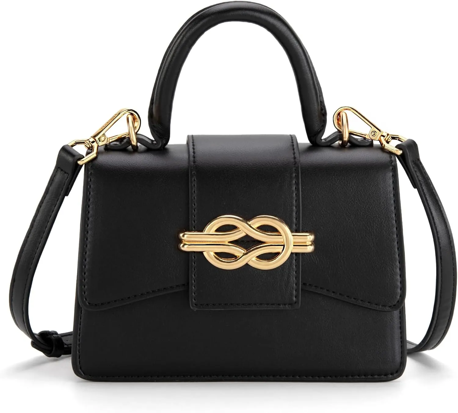 Milan Chiva Small Top Handle Purses for Women Mini Satchel Crossbody Bag Elegant Square Bag