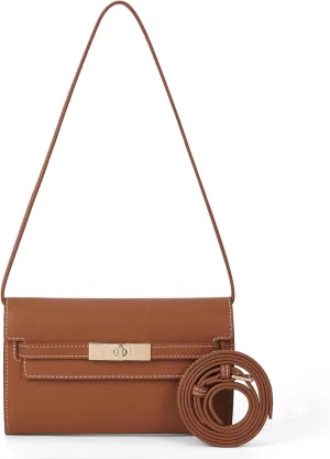 Mini Clutch Purse Vegan Leather Crossbody Bag for Women Small Shoulder Bag Designer Handbag with Strap