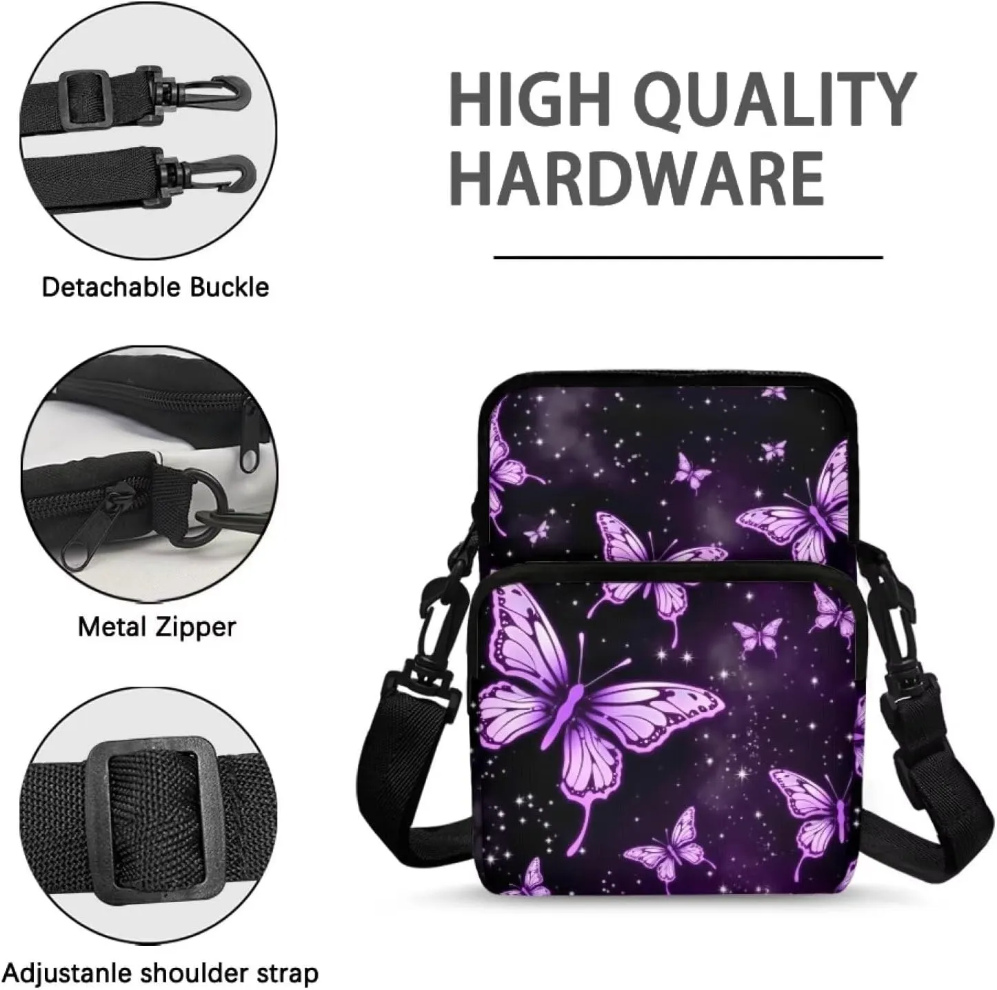 Mini Crossbody Bags for Women Lightweight Messenger Bag Small Phone Purses Cute Sling Bag