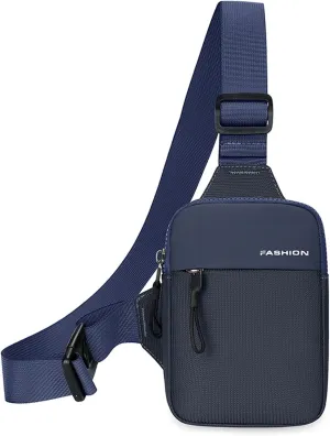 Mini Sling Bag Men Small Crossbody Bag Women Fanny Packs Casual Phone Chest Bag Waterproof Slim Personal Pocket Bag Backpack for Travel Hiking