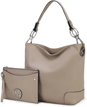 MKF Collection Hobo Purses for Women,Vegan Leather Handbag Slouchy Womens Shoulder bag – Fashion Top Handle Pocketbook