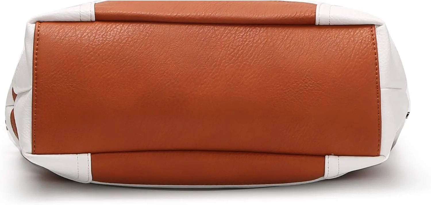 MKF Collection Hobo Purses for Women,Vegan Leather Handbag Slouchy Womens Shoulder bag – Fashion Top Handle Pocketbook