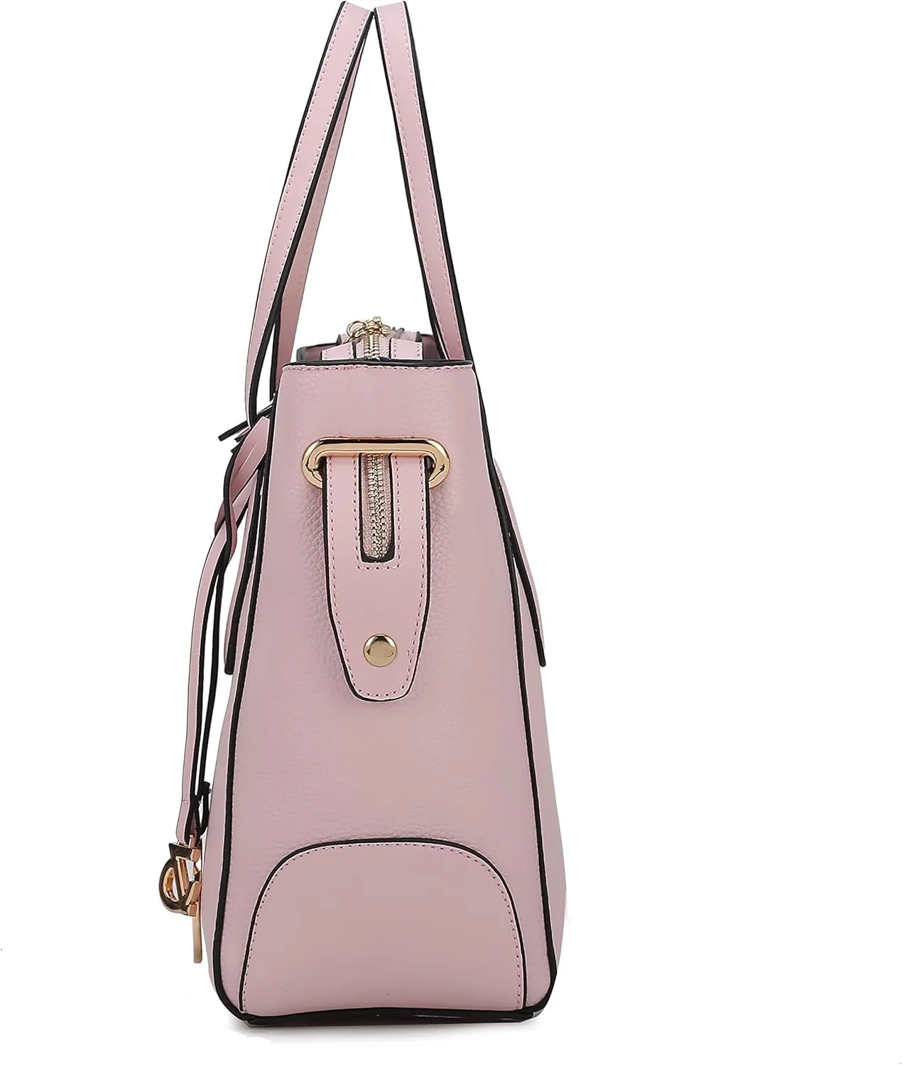 MKF Collection Tote bag for Women with Wristlet Wallet, Vegan Leather Top-Handle Shoulder Handbag Purse