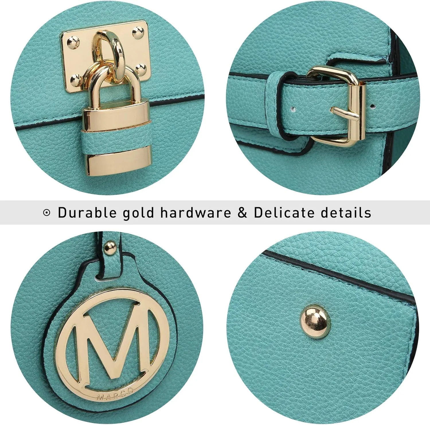 MKP Women Fashion Satchel Handbags and Purses Ladies Top Handle Tote Work Shoulder Bags with Matching Wristlet Wallet