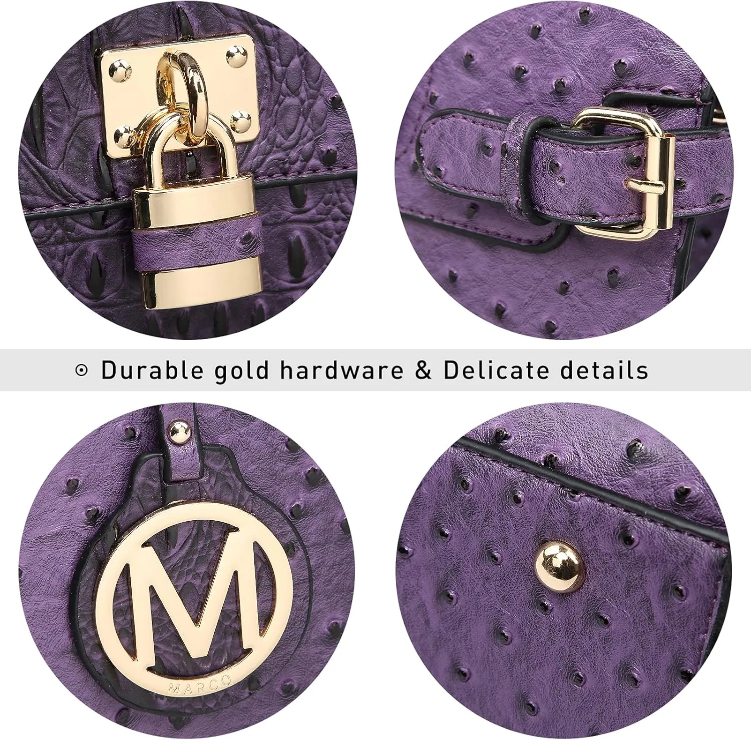 MKP Women Fashion Satchel Handbags and Purses Ladies Top Handle Tote Work Shoulder Bags with Matching Wristlet Wallet