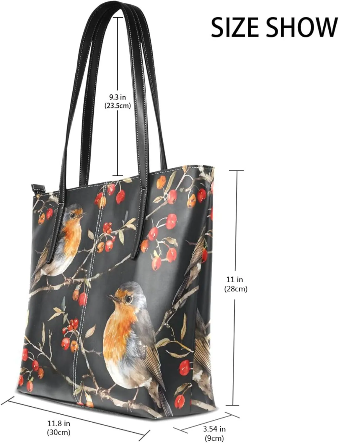 MNSRUU Tote Bag Pumpkin Rose Purses and Handbags