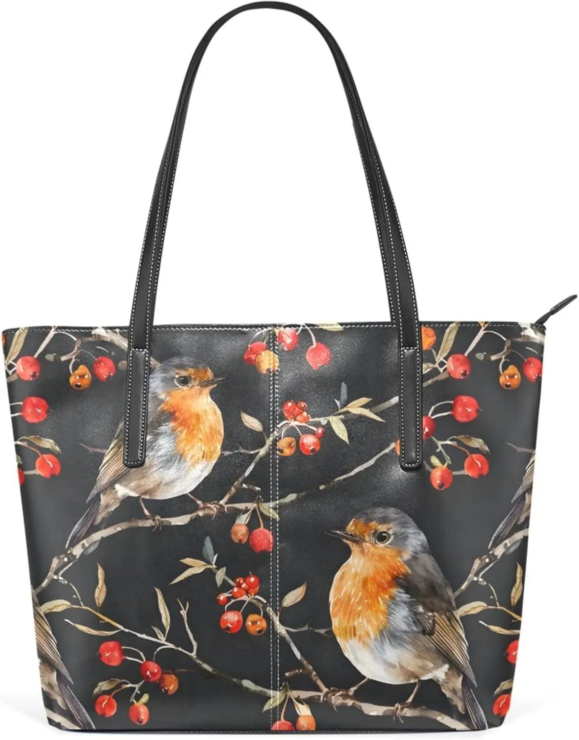 MNSRUU Tote Bag Pumpkin Rose Purses and Handbags