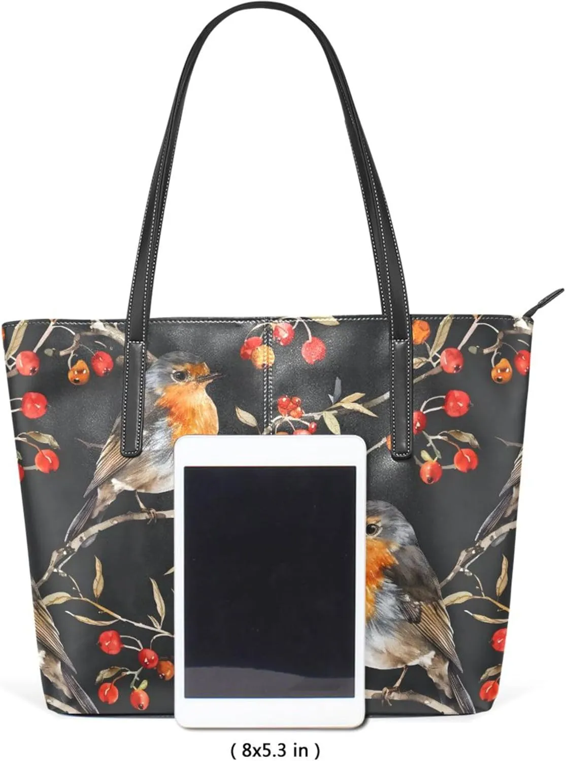 MNSRUU Tote Bag Pumpkin Rose Purses and Handbags