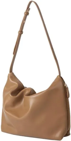 Molodo PU Hobo Bags for Women Casual Large Tote Bag Trendy Shoulder Bag for Work Travel Satchel Bag Ladies Handbag Purses