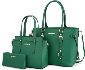 Montana West 3PCS Purses for Women Tote Bag and Wallet Set Shoulder Satchel Handbags