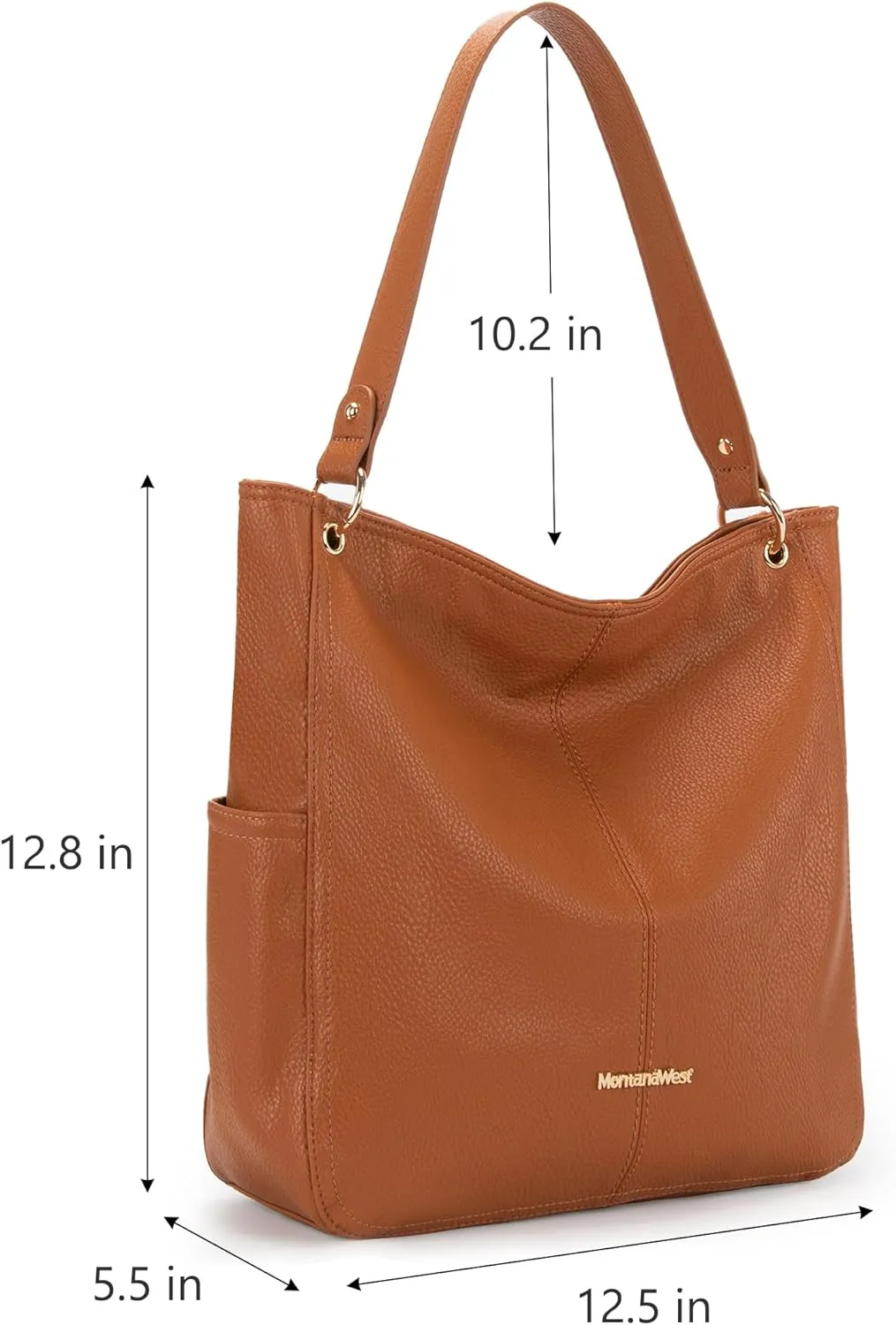 Montana West Hobo Purses for Women Soft Top Handle Shoulder Bag with Wallet Set