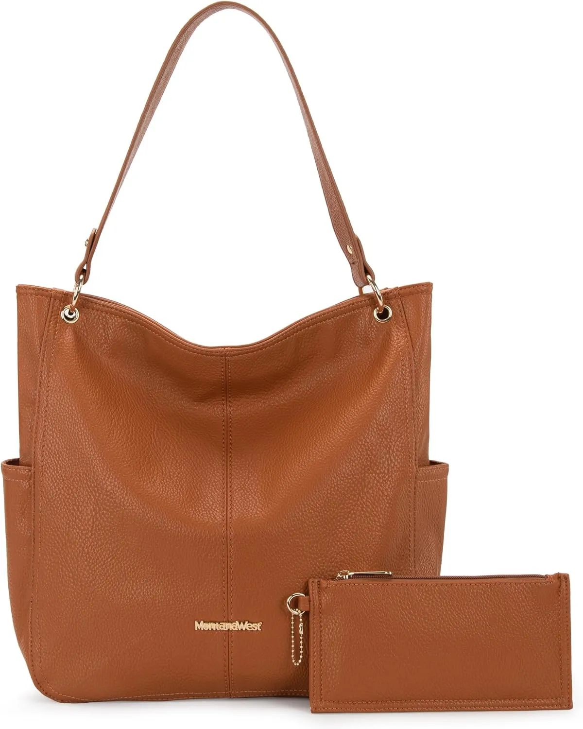 Montana West Hobo Purses for Women Soft Top Handle Shoulder Bag with Wallet Set