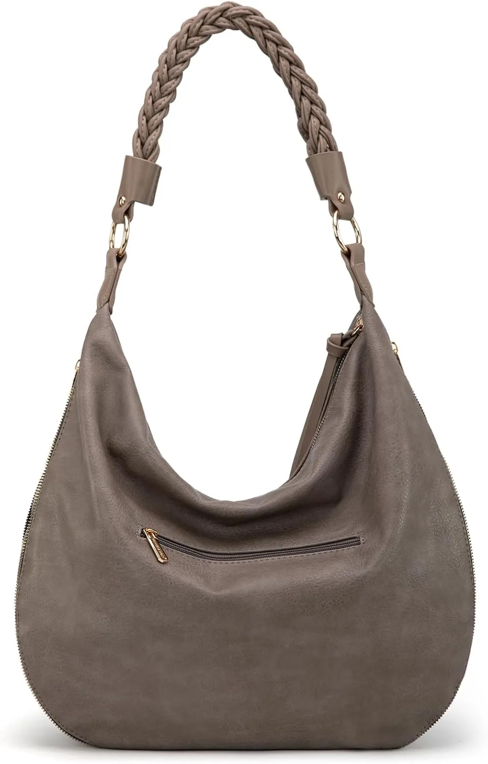 Montana West Large Hobo Bags for Women Slouchy Shoulder Purse Handbag with Zipper and Woven Handle