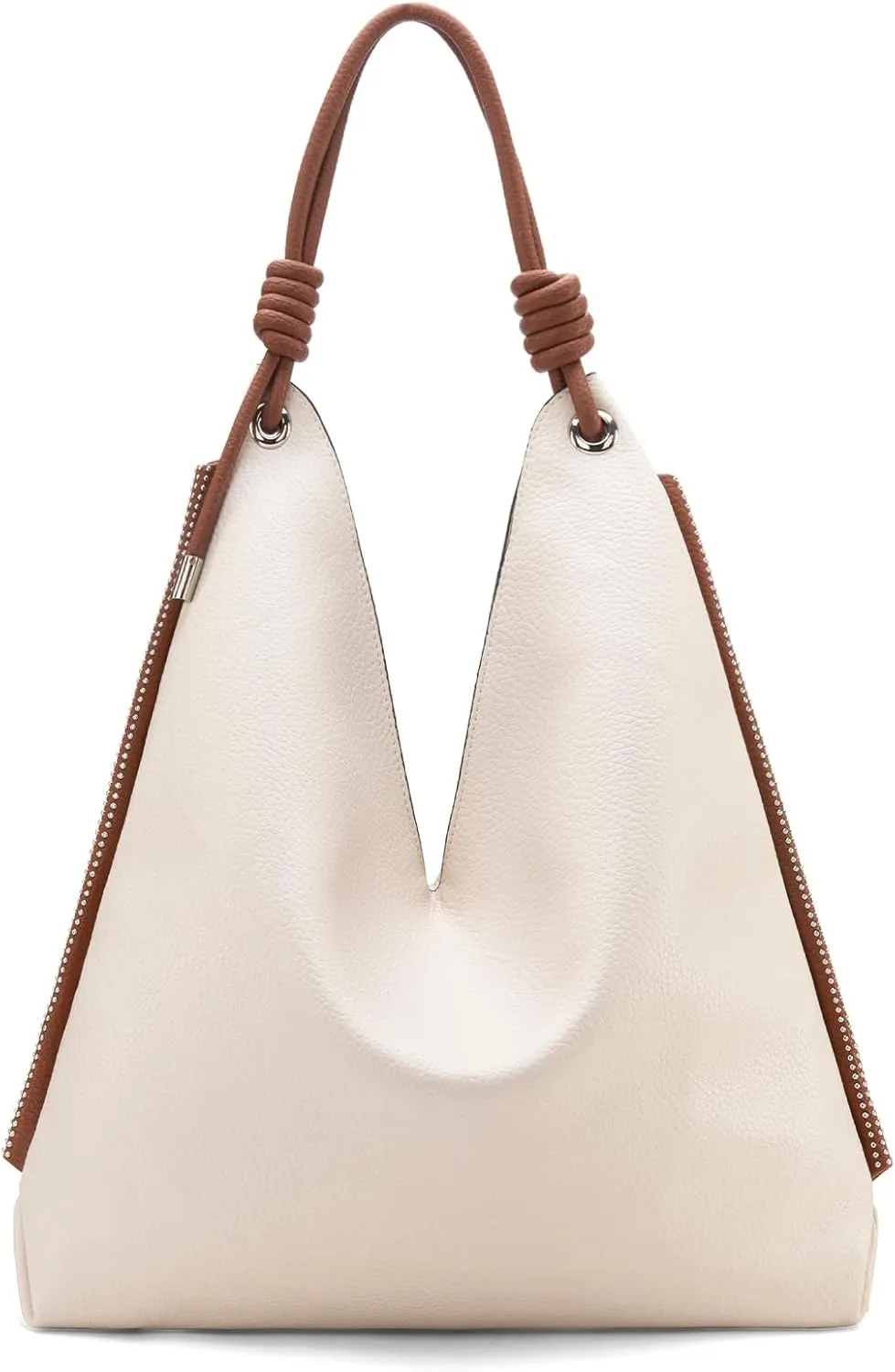 Montana West Large Hobo Shoulder Bag for Womens Knotted Slouchy Bag