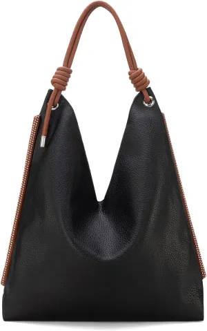 Montana West Large Hobo Shoulder Bag for Womens Knotted Slouchy Bag