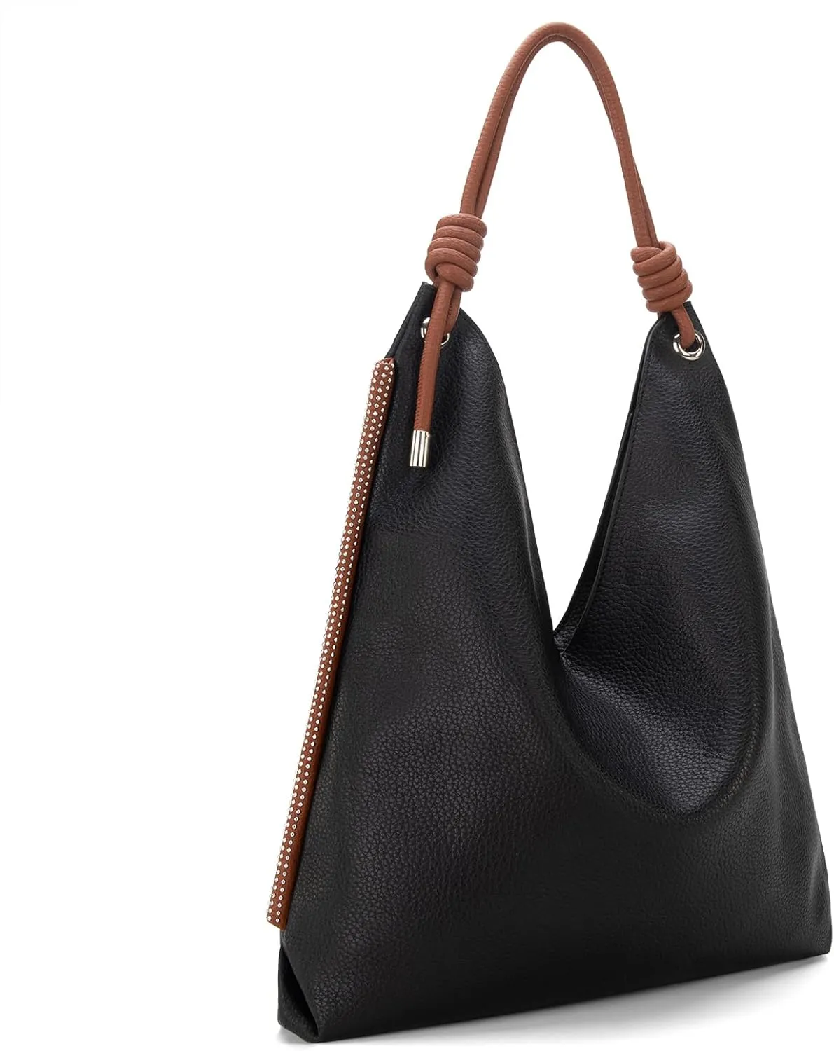 Montana West Large Hobo Shoulder Bag for Womens Knotted Slouchy Bag