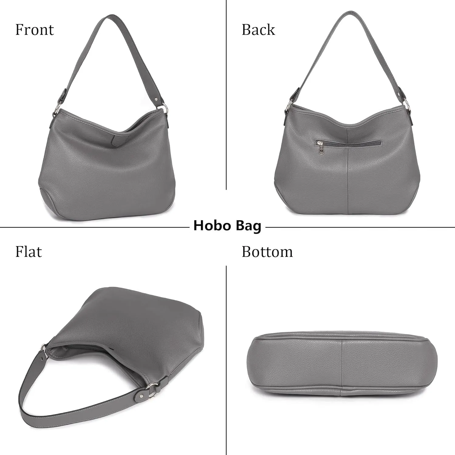 Montana West Medium Hobo Bags for Women Purses and Handbags Classic Top Handle Shoulder Satchel Bags