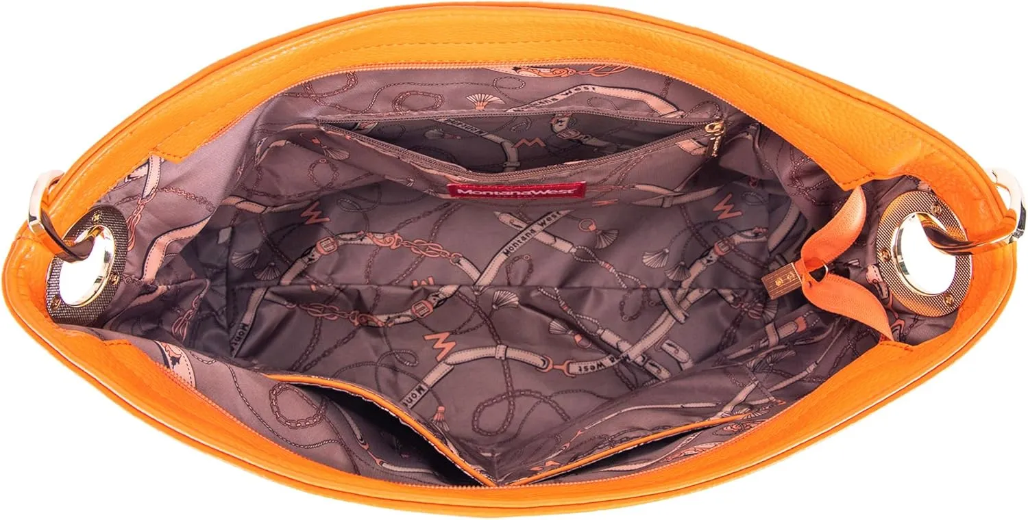 Montana West Medium Hobo Bags for Women Top Handle Satchel Shoulder Purse Bucket Handbag