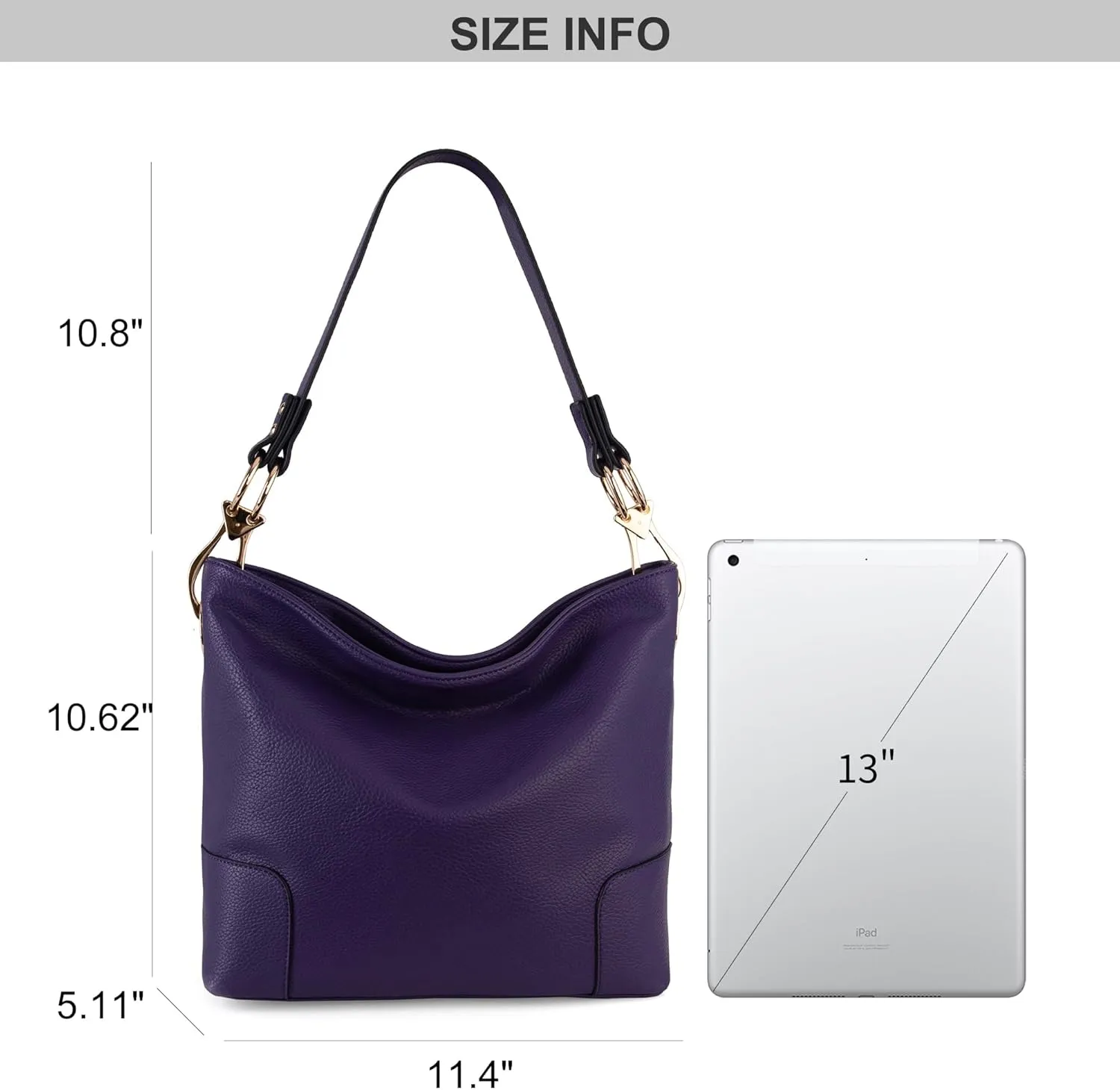 Montana West Medium Hobo Bags for Women Top Handle Satchel Shoulder Purse Bucket Handbag
