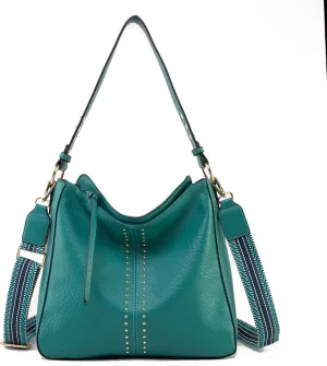 Montana West Medium Hobo Bags for Women Top Handle Satchel Shoulder Purse Bucket Handbag
