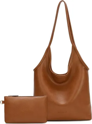 Montana West Slouchy Hobo Bags for Women Soft Designer Shoulder Purses Ladies Top Handle Handbag