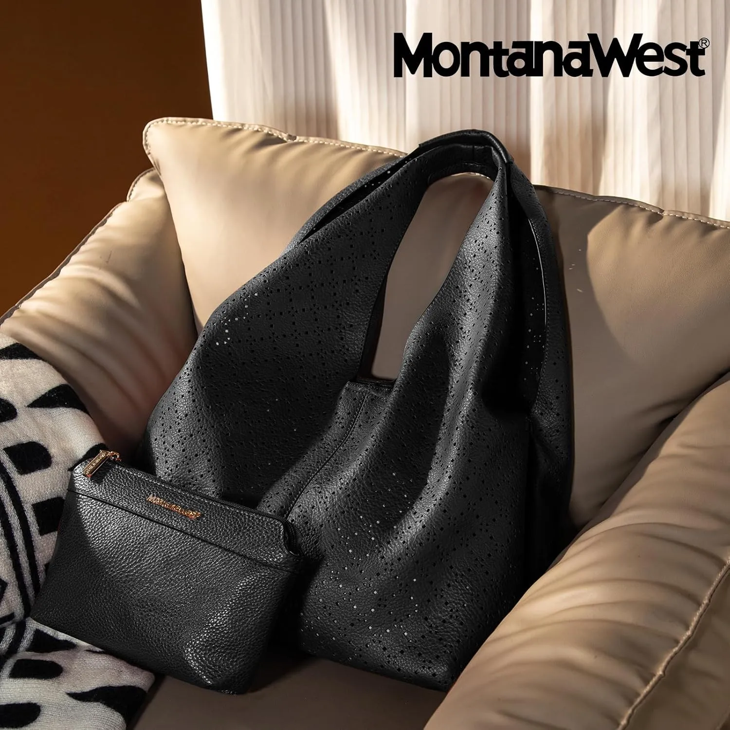 Montana West Slouchy Hobo Bags for Women Soft Designer Shoulder Purses Ladies Top Handle Handbag