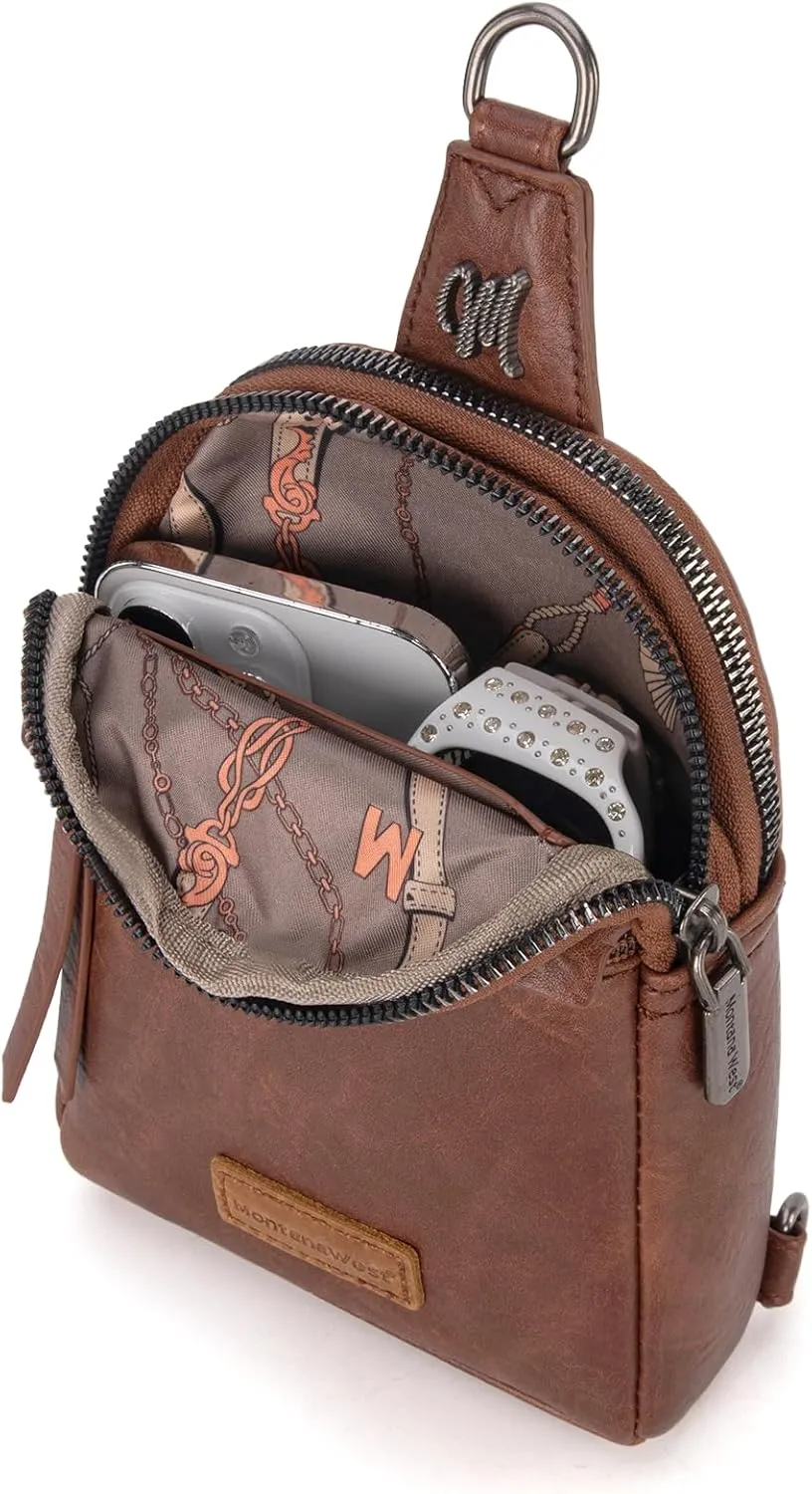 Montana West Small Crossbody Sling Bag for Women Cute Cross Body Fanny Pack Purse