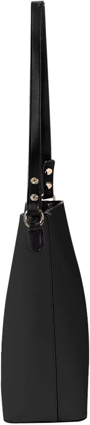 Mumeson Leather Handbags for Womens Bucket Shoulder Bag Hobo Tote Purse Large Designer Satchel Handbag with Adjustable Strap