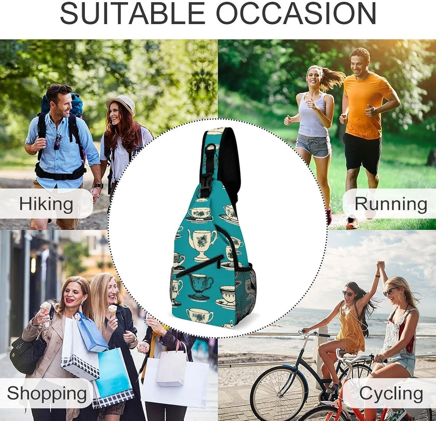 Mustard Yellow And Brown Sling Bag Crossbody Bags Cross Body Bag Fanny Packs Chest Bags Sling Purses for Travel