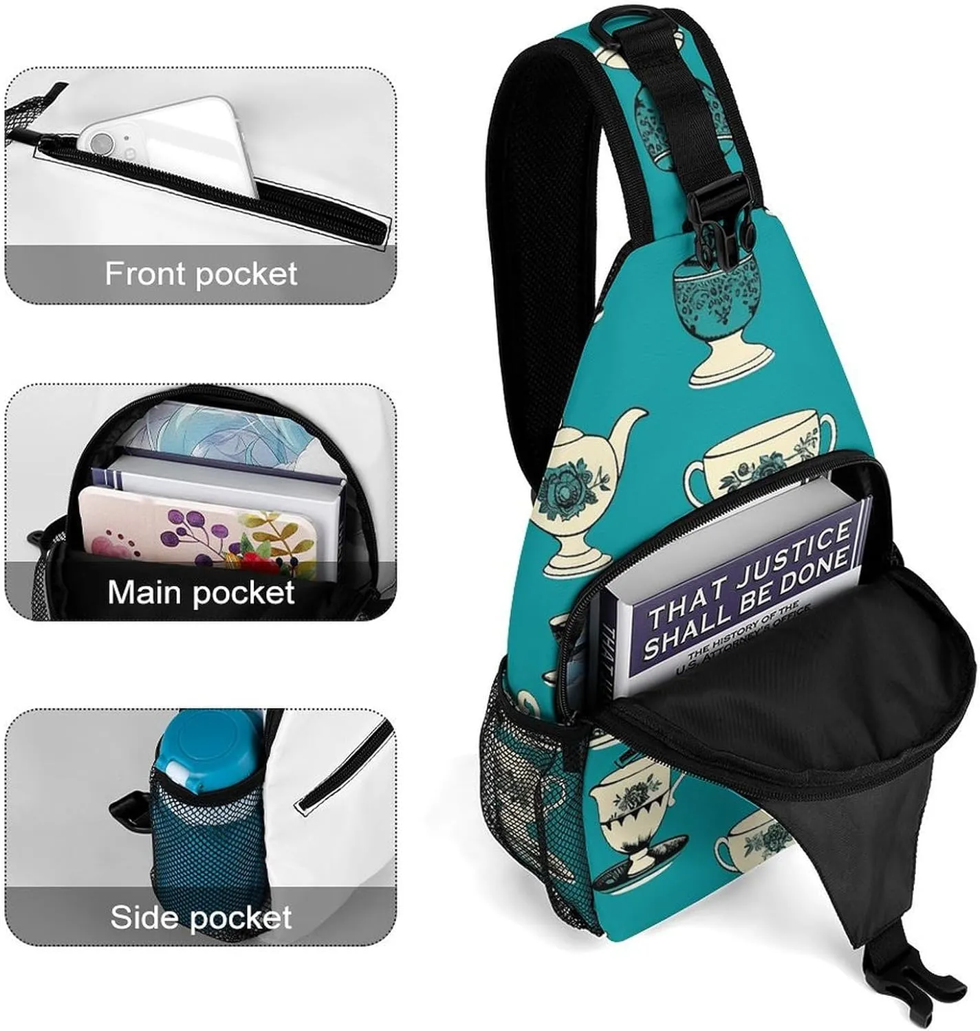 Mustard Yellow And Brown Sling Bag Crossbody Bags Cross Body Bag Fanny Packs Chest Bags Sling Purses for Travel