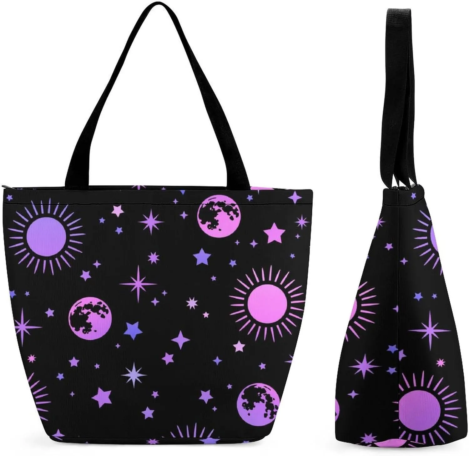 Mystical-Esoteric-Pattern Tote Bags Handbags for Women Fashion Shoulder Bags Shoulder Handbag.