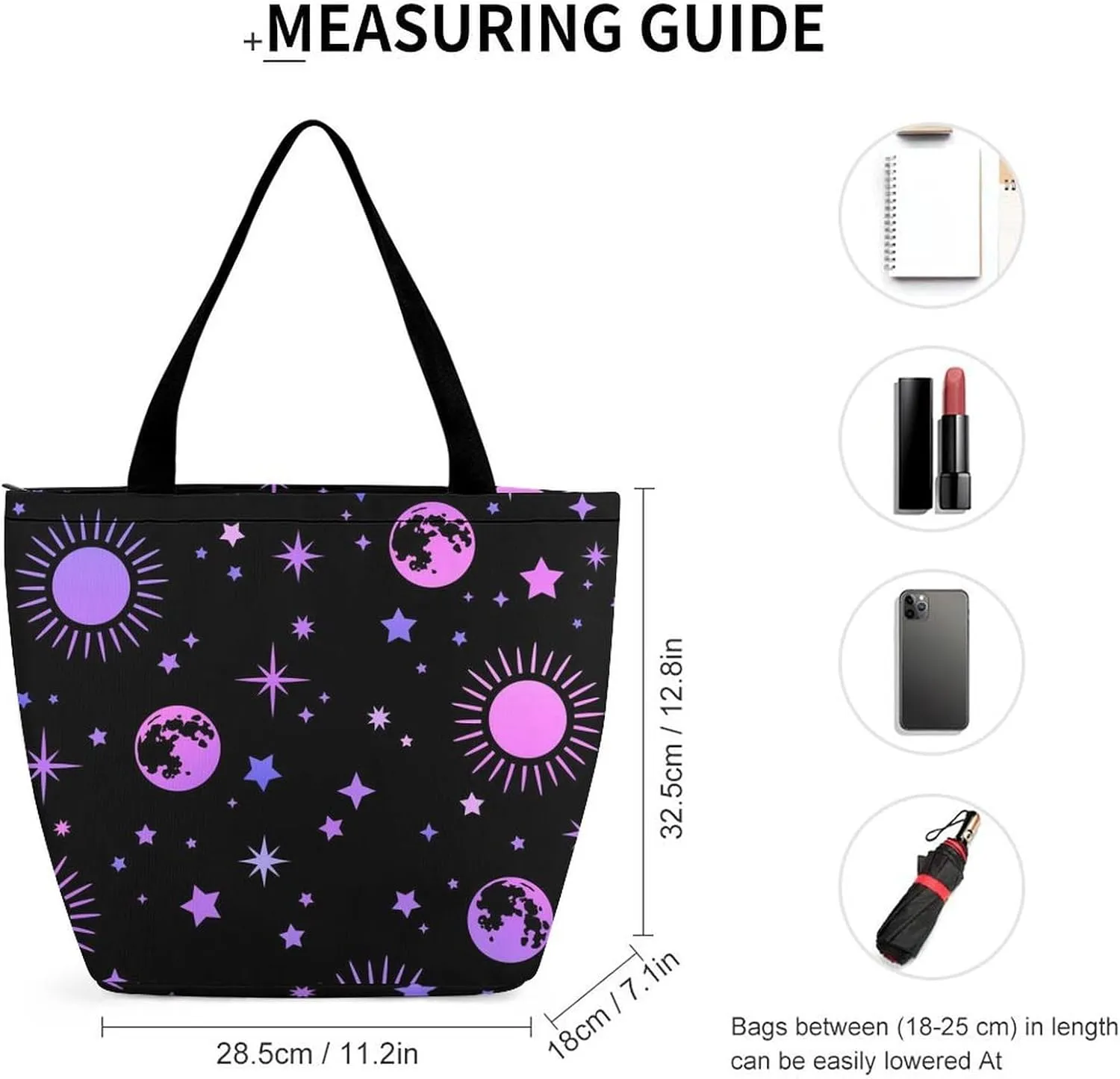 Mystical-Esoteric-Pattern Tote Bags Handbags for Women Fashion Shoulder Bags Shoulder Handbag.