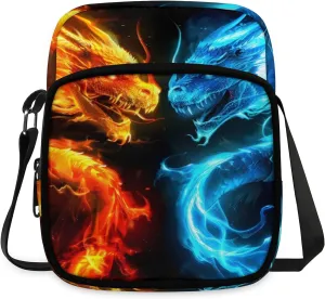 Mythical Dragon Crossbody Sling Bags Sling Backpack Shoulder Bag Lightweight Travel Backpack Fanny Packs Purses Handbags for Men Women Travel Cycling Skating