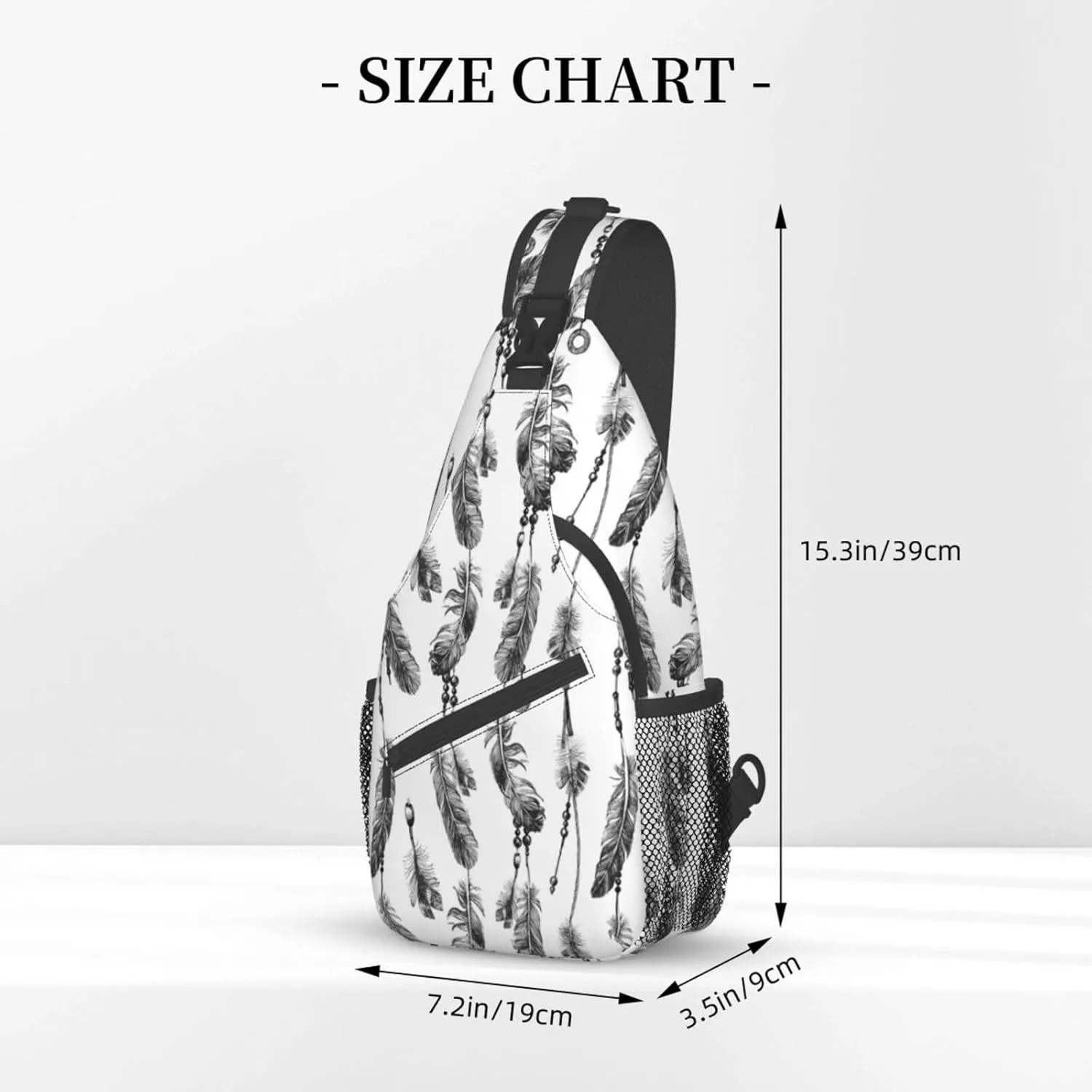 Native American Crossbody Sling Backpack Travel Hiking Daypack For Men Women Shoulder Bag For Climbing Cycling