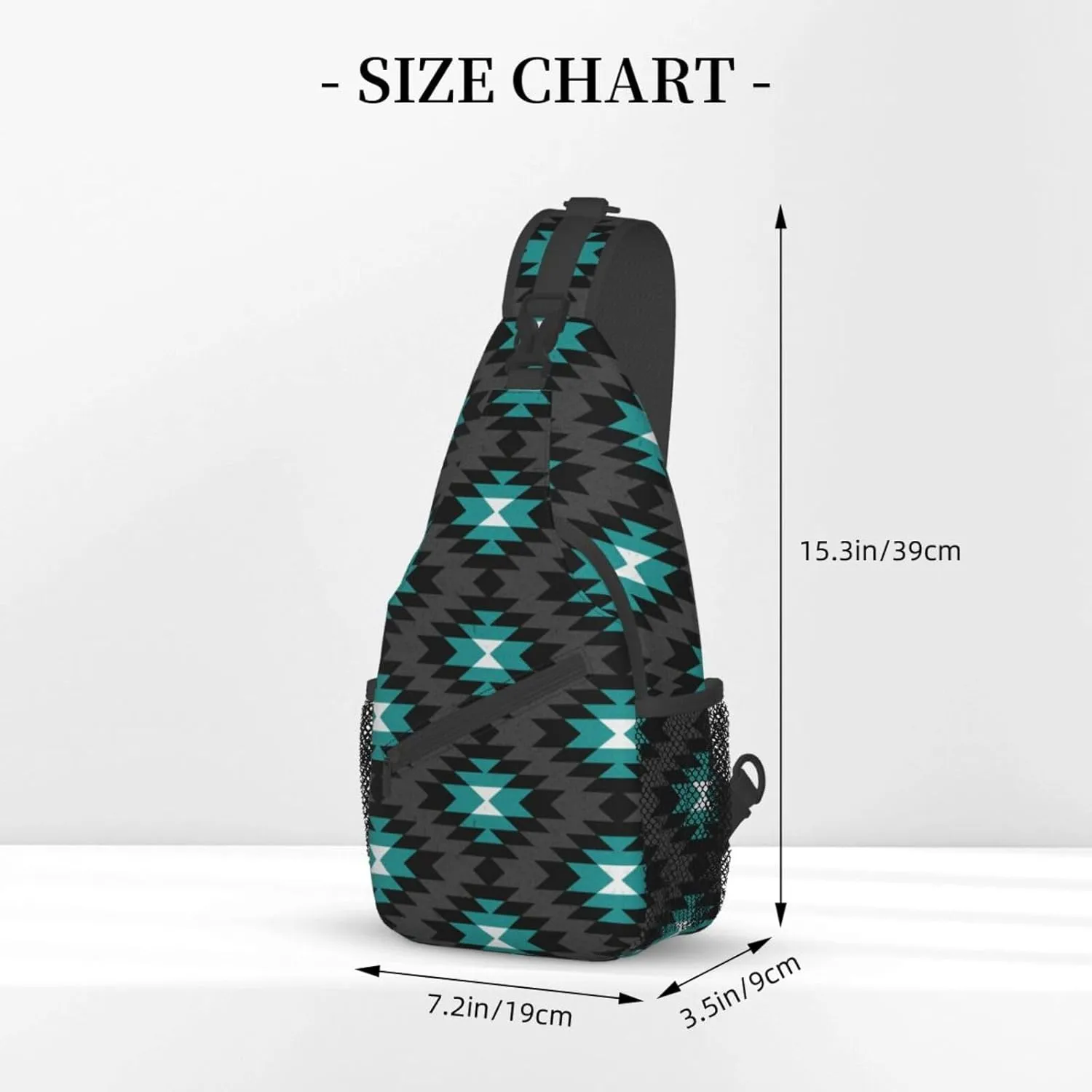 Native American Crossbody Sling Backpack Travel Hiking Daypack For Men Women Shoulder Bag For Climbing Cycling