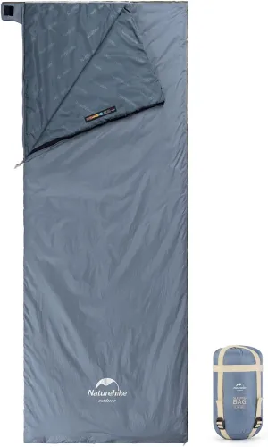 Naturehike Lightweight Sleeping Bag - Compact, Ultralight, Envelope Backpacking Bag - Portable, Waterproof, Comfortable With Compression Sack for 3 Season Camping, Traveling, Hiking